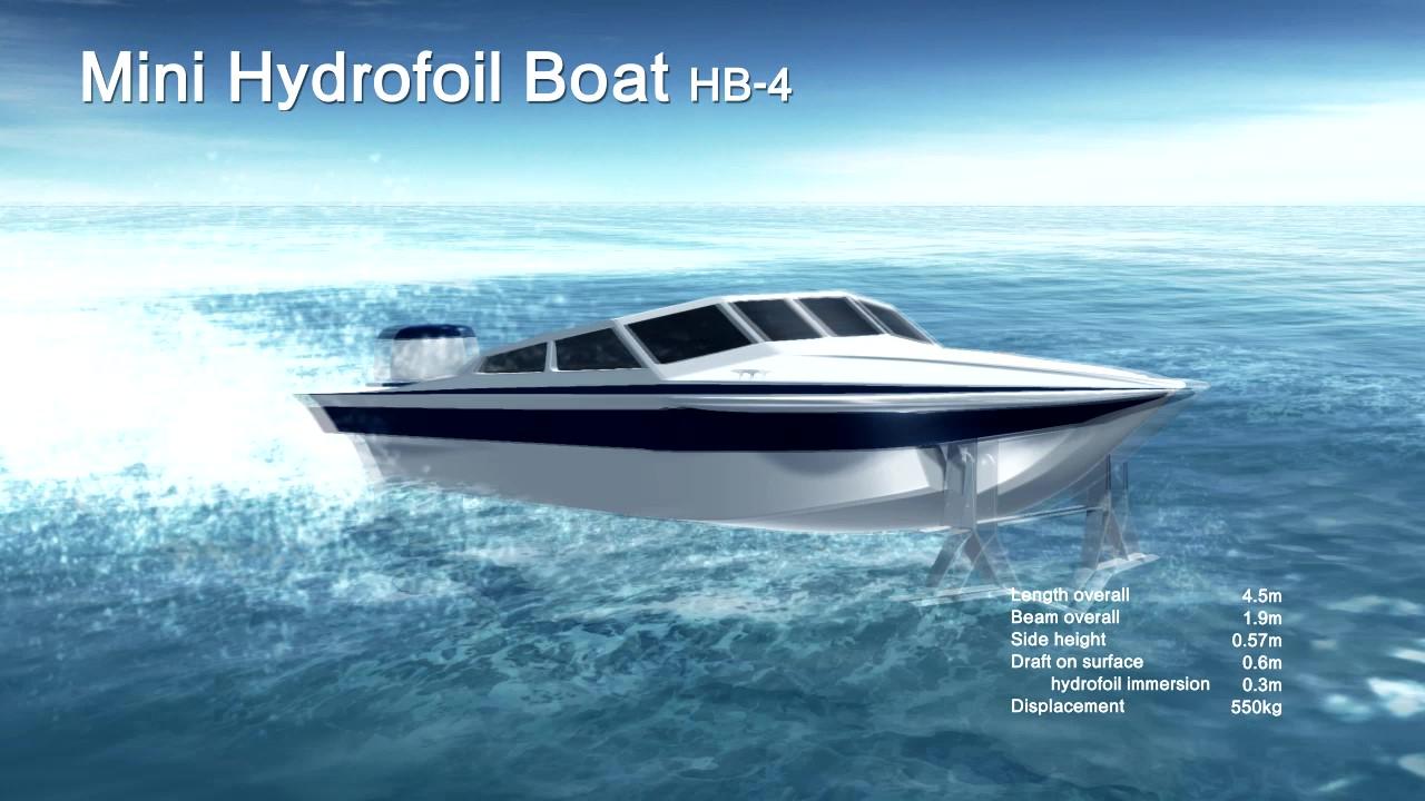 mini Hydrofoil boat