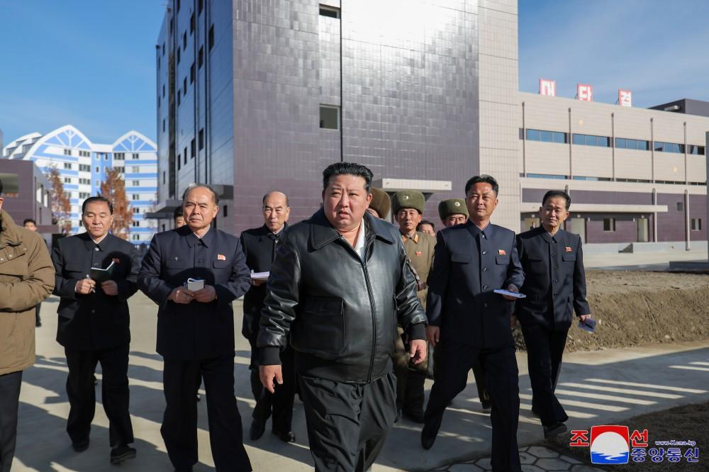 Respected Comrade Kim Jong Un Inspects Regional-In